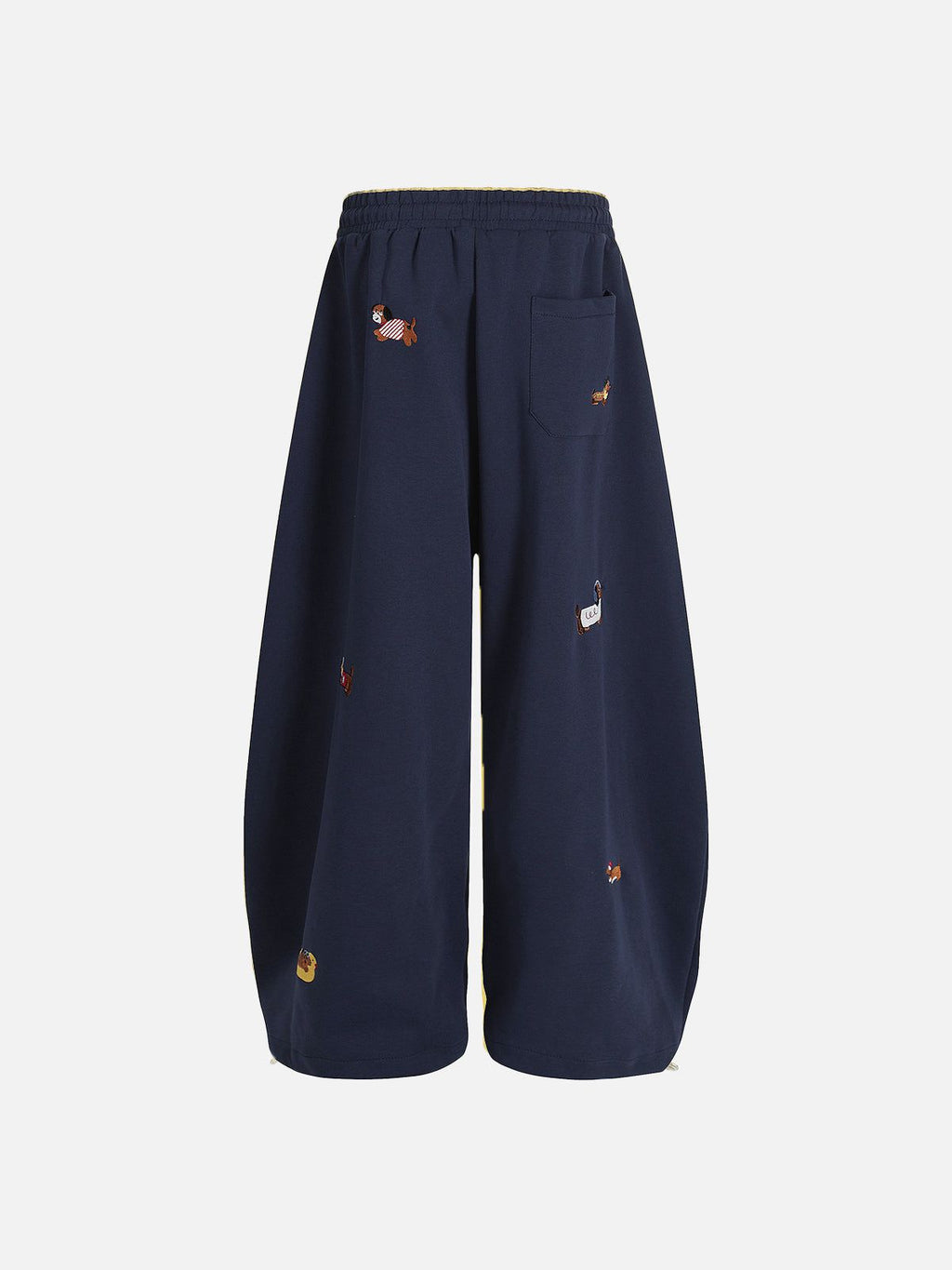 Aelfric Eden Embroidery Dog Baggy Barrel Sweatpants