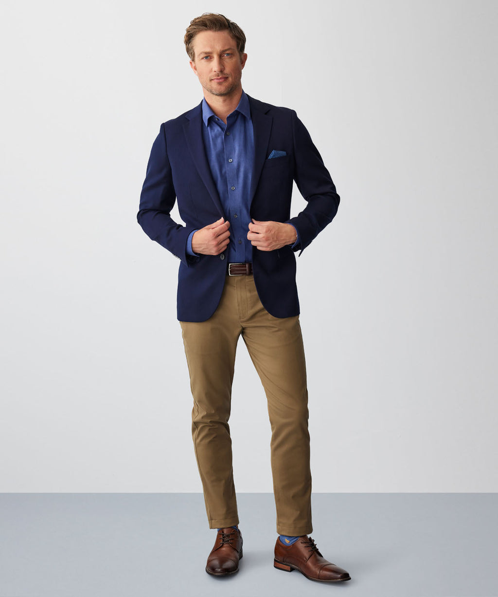 Performance Stretch Sports Jacket - Navy