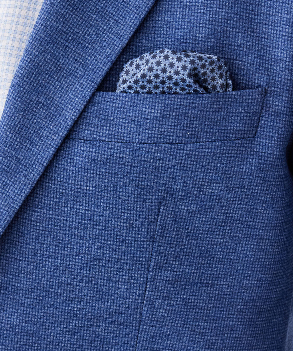 GAZFLEX Performance Micro Print Sports Jacket - Blue