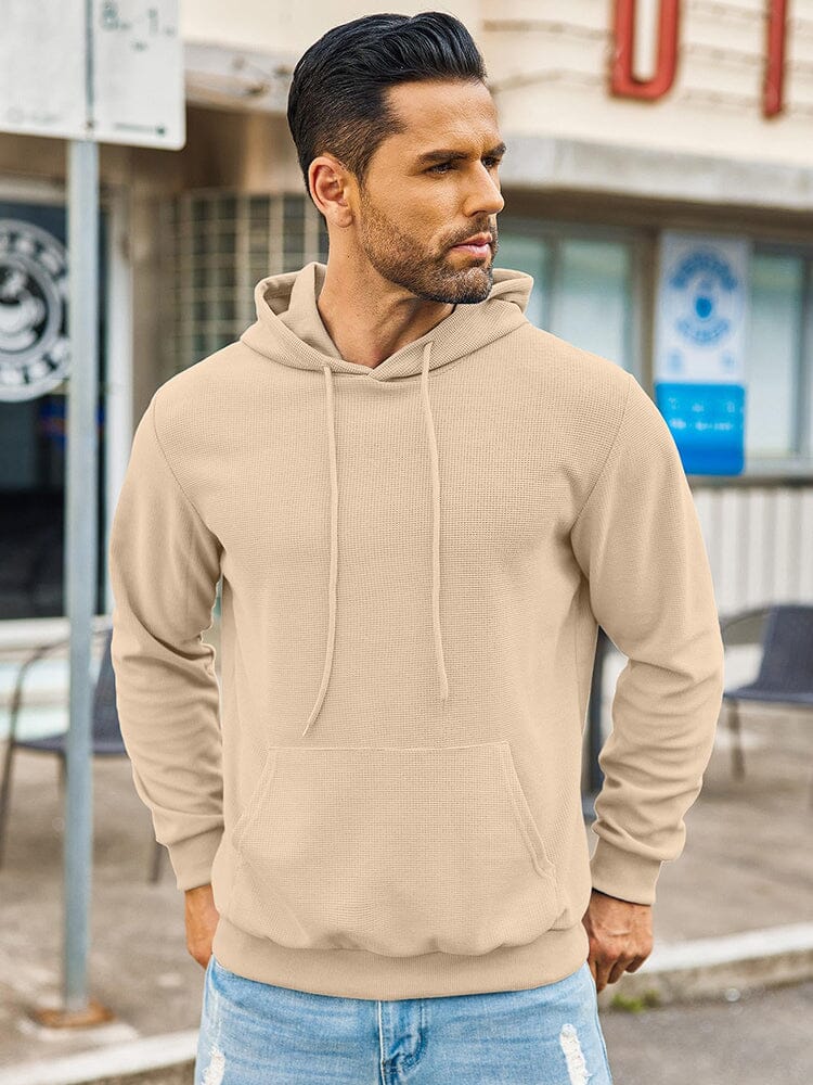 Classic Leisure Waffle Knit Hoodie (US Only)