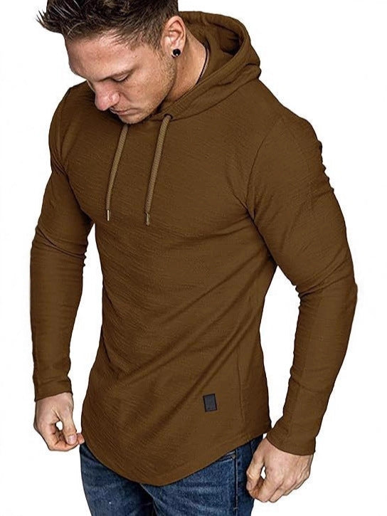 Mens Fashion Hoodies Fleece Long Sleeve Athletic Sweatshirt Pullover T Shirt