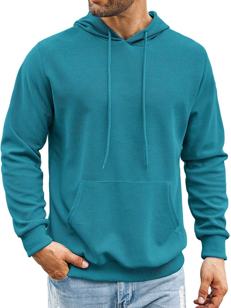 Classic Leisure Waffle Knit Hoodie (US Only)